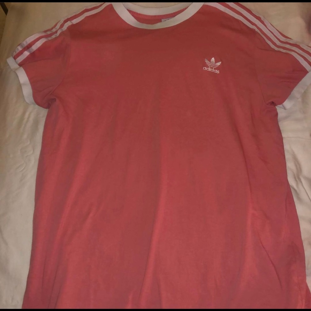 adidas light pink tee!